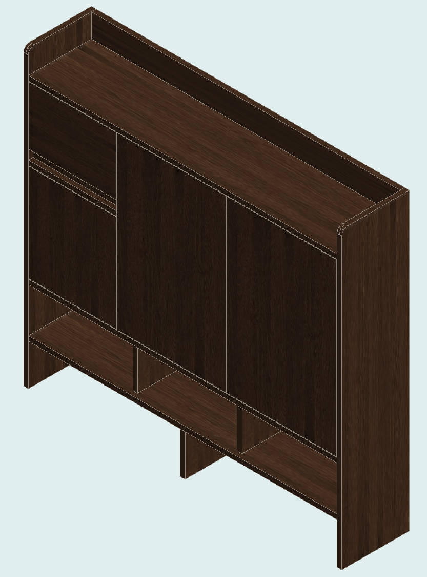 Prairie Oak Shoe Cabinet