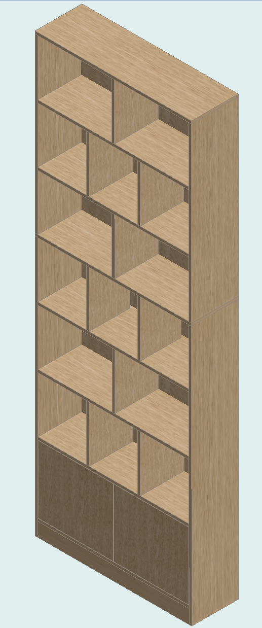 Country Oak Bookshelf