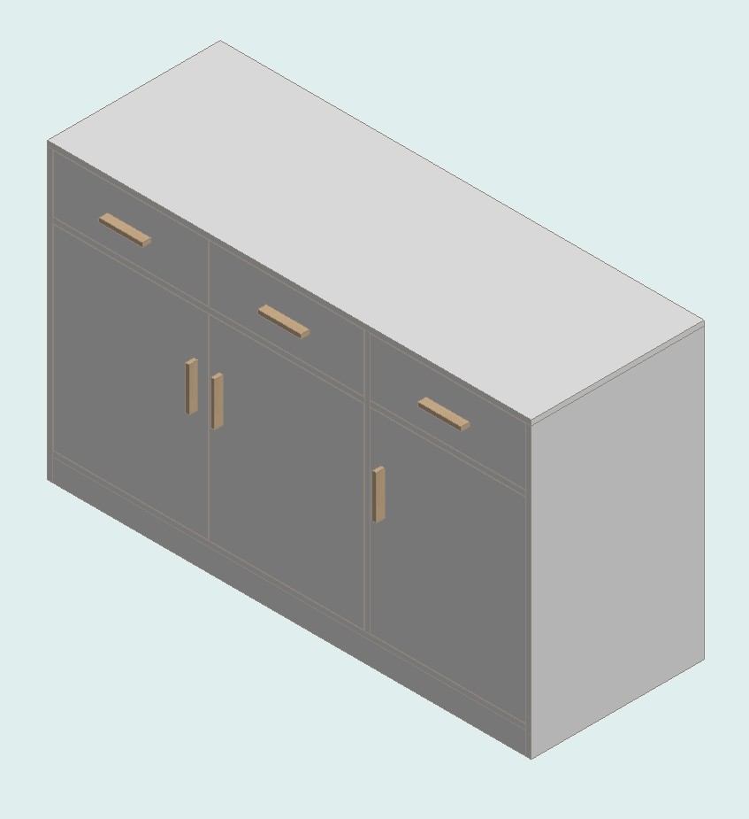 Warm White Sideboard