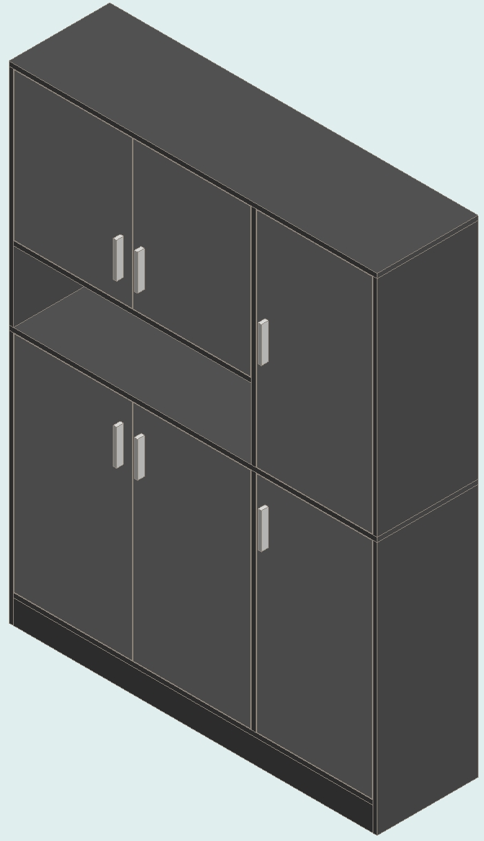 Sky Gray & Light Gray Shoe Cabinet