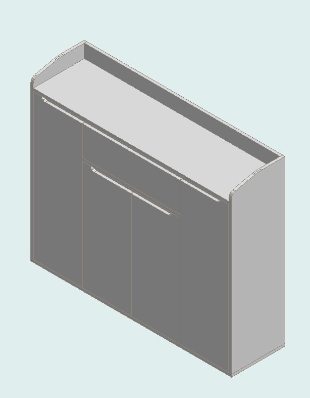 Warm White Shoe Cabinet