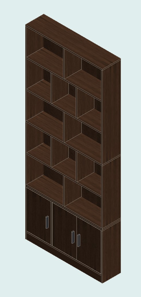 Prairie Oak Bookshelf