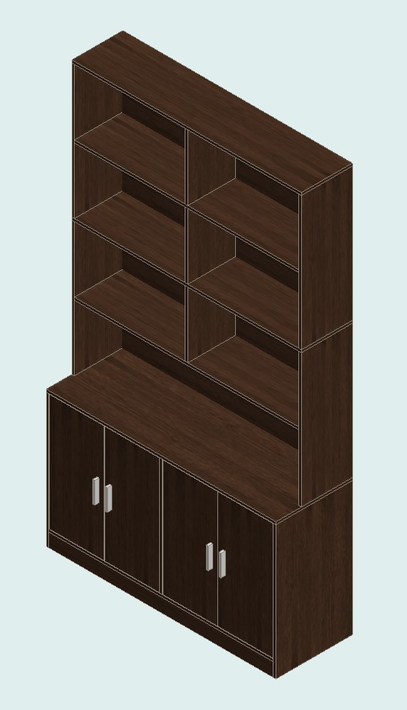 Prairie Oak Bookshelf