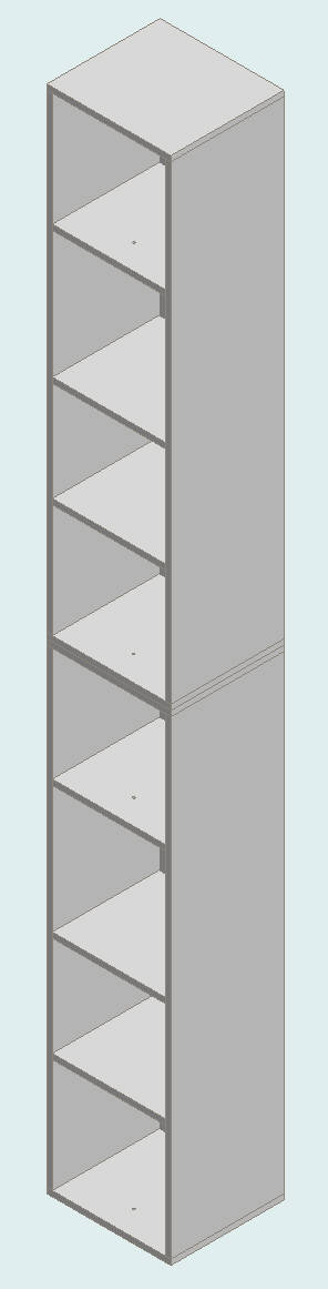 Warm White Bookshelf