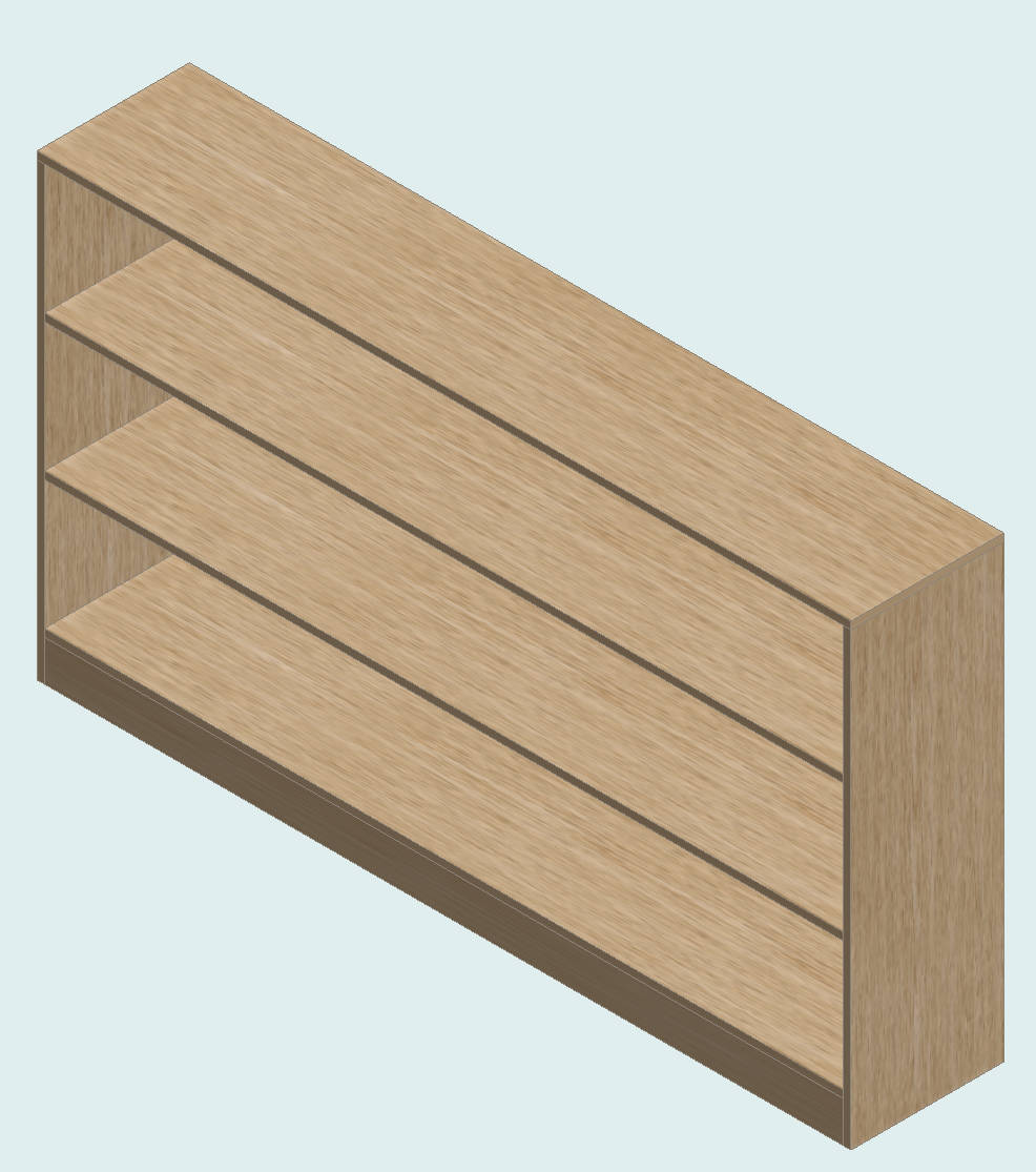 Country Oak Bookcase