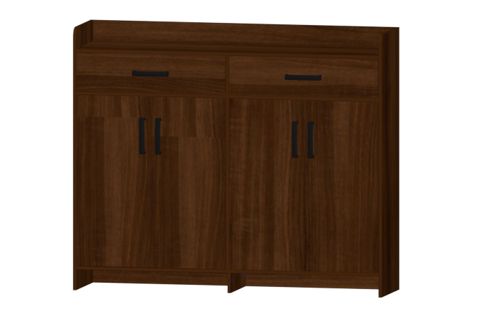 Prairie Oak Shoe Cabinet