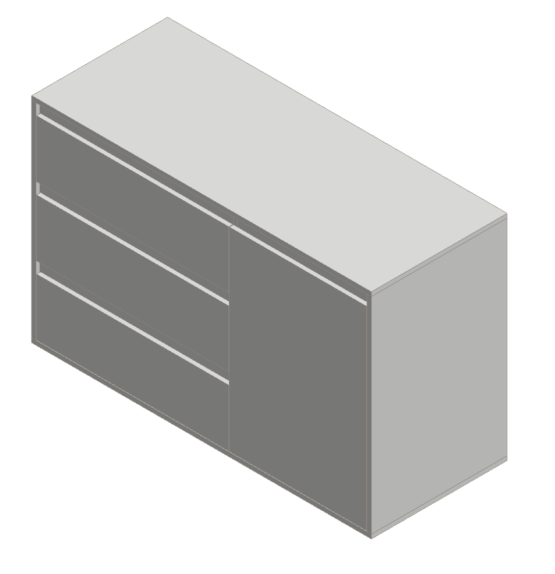 Warm White Dresser