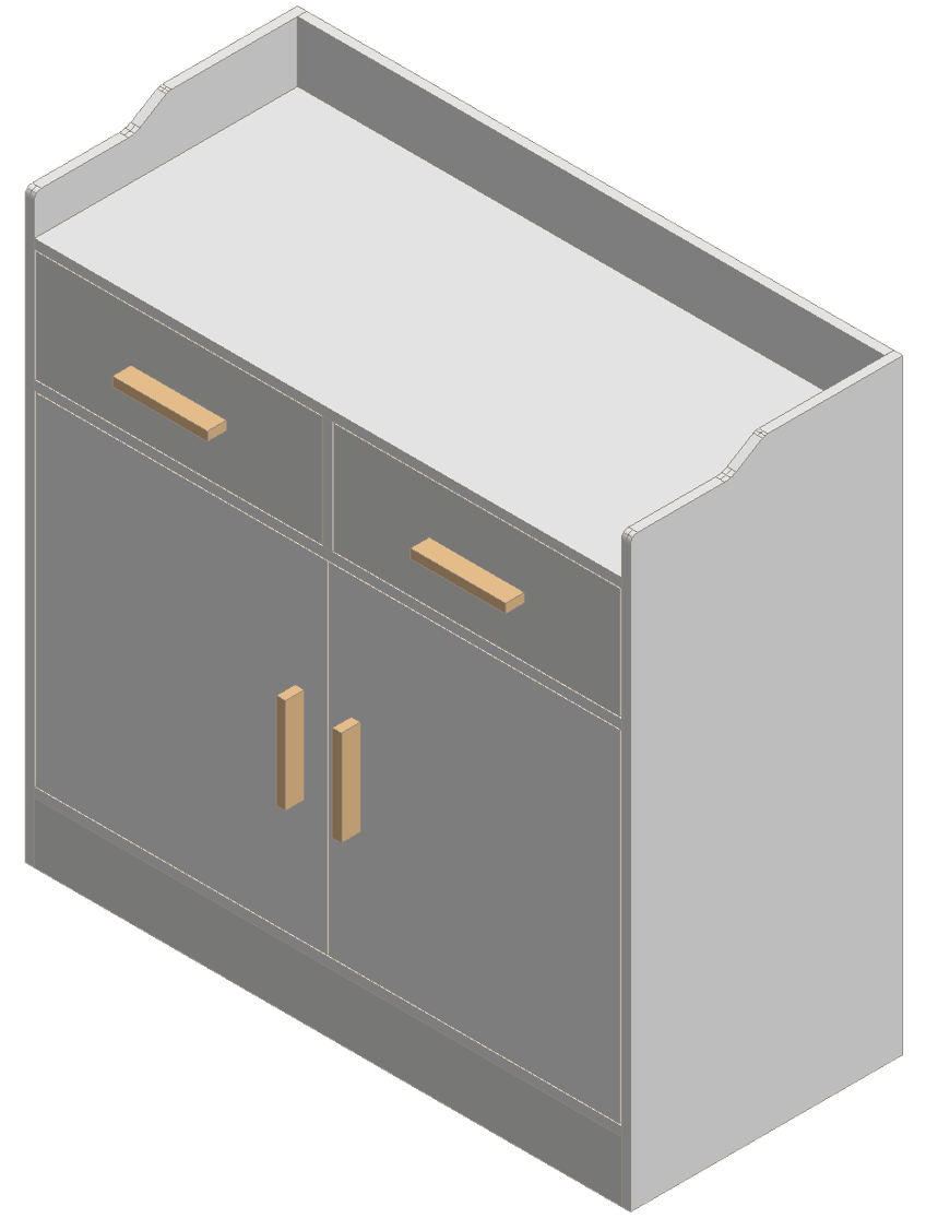 Warm White Dresser