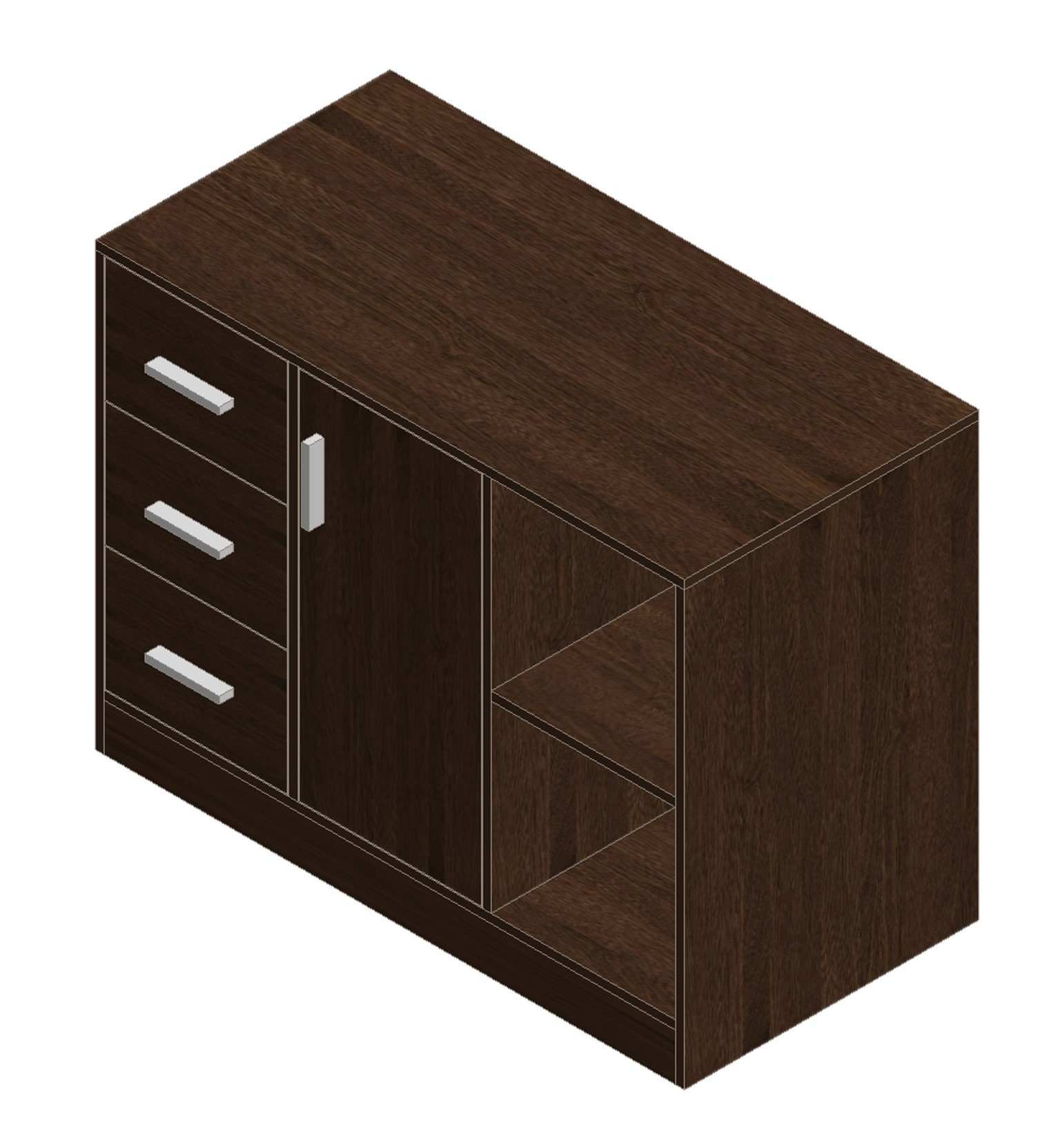 Prairie Oak Accent Cabinet