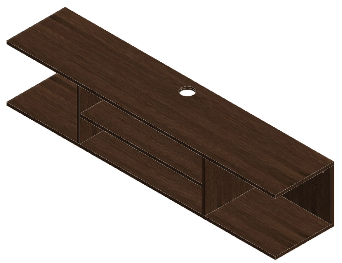 Prairie Oak TV Stand