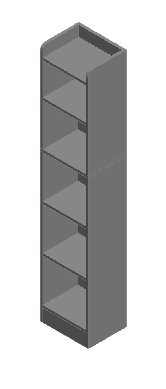 Light Gray Bookcase