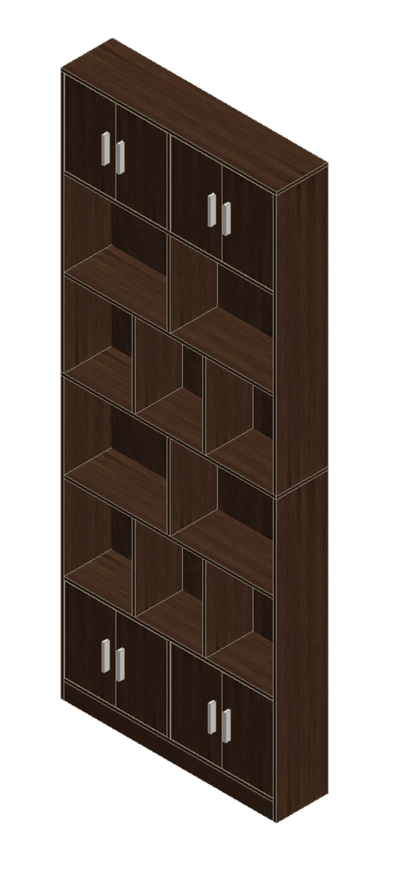 Prairie Oak Bookshelf