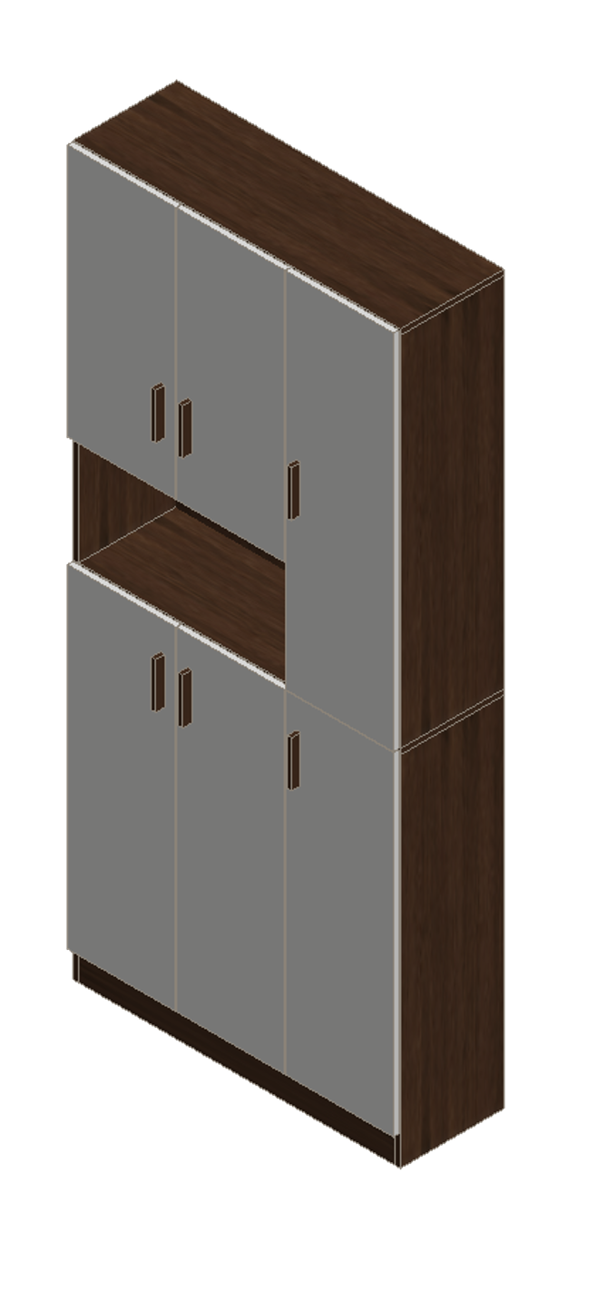 Prairie Oak & Warm White Bookcase