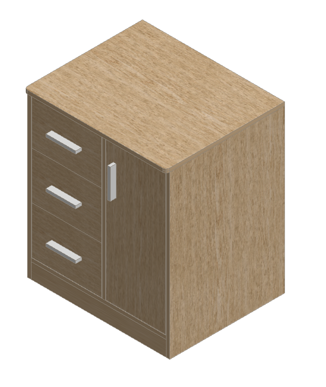 Country Oak Accent Cabinet