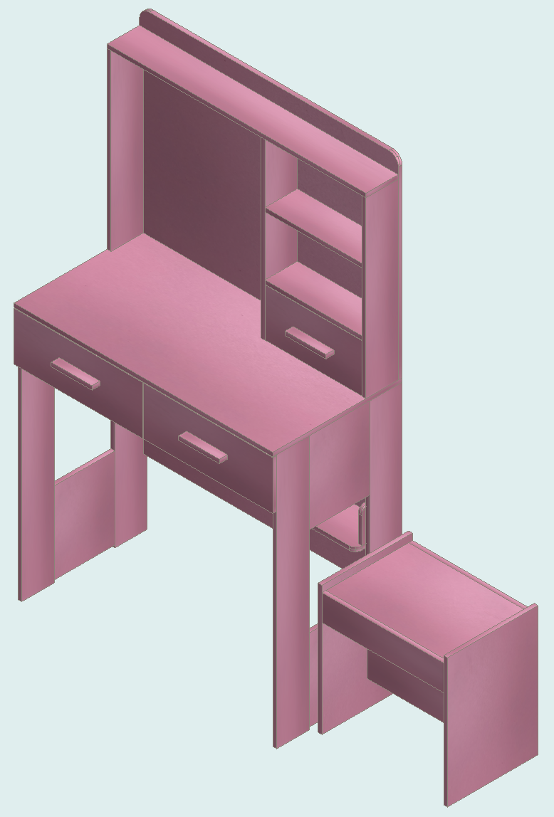 Pink Vanity