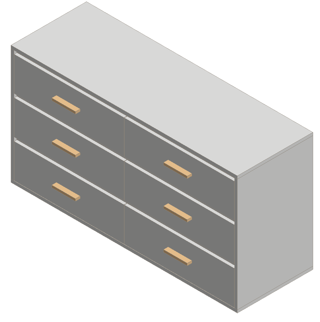 Warm White Dresser