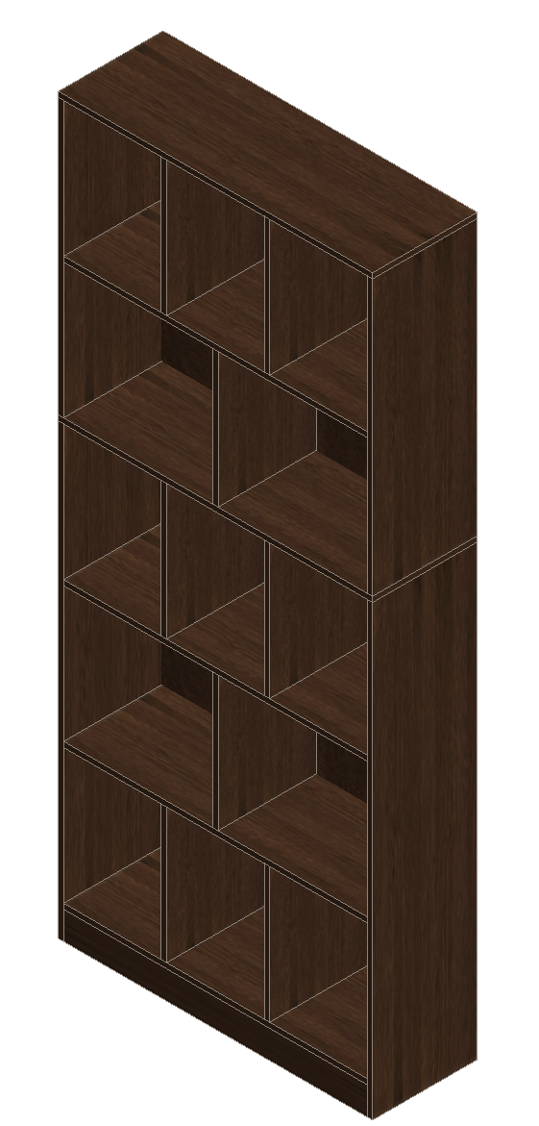 Prairie Oak Bookcase