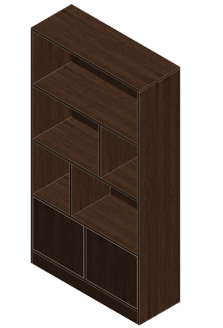 Prairie Oak Bookshelf