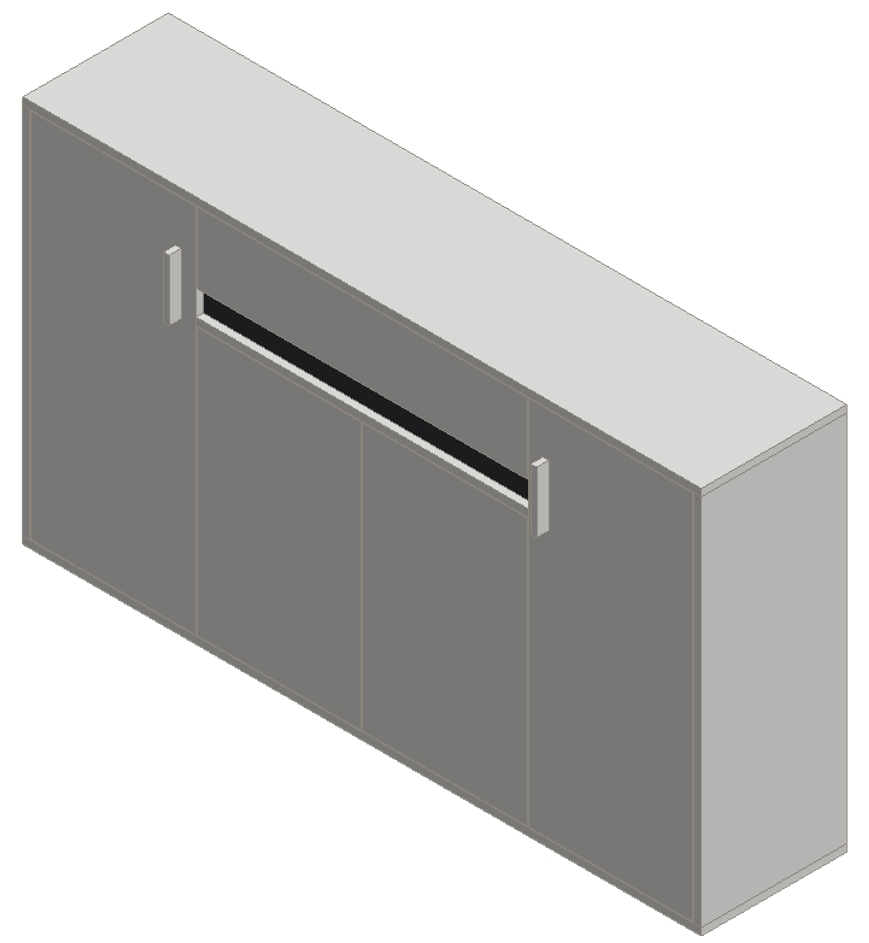 Warm White & Black Shoe Cabinet