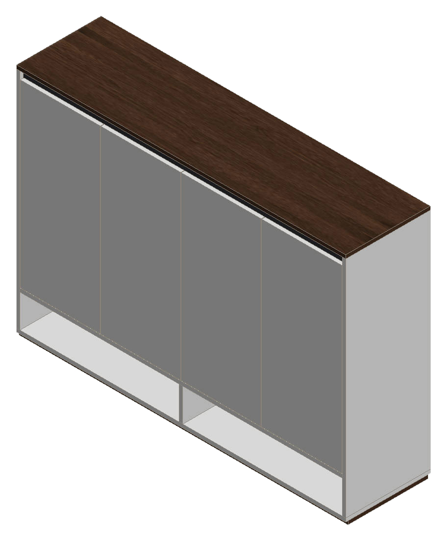 Warm White & Prairie Oak Shoe Cabinet