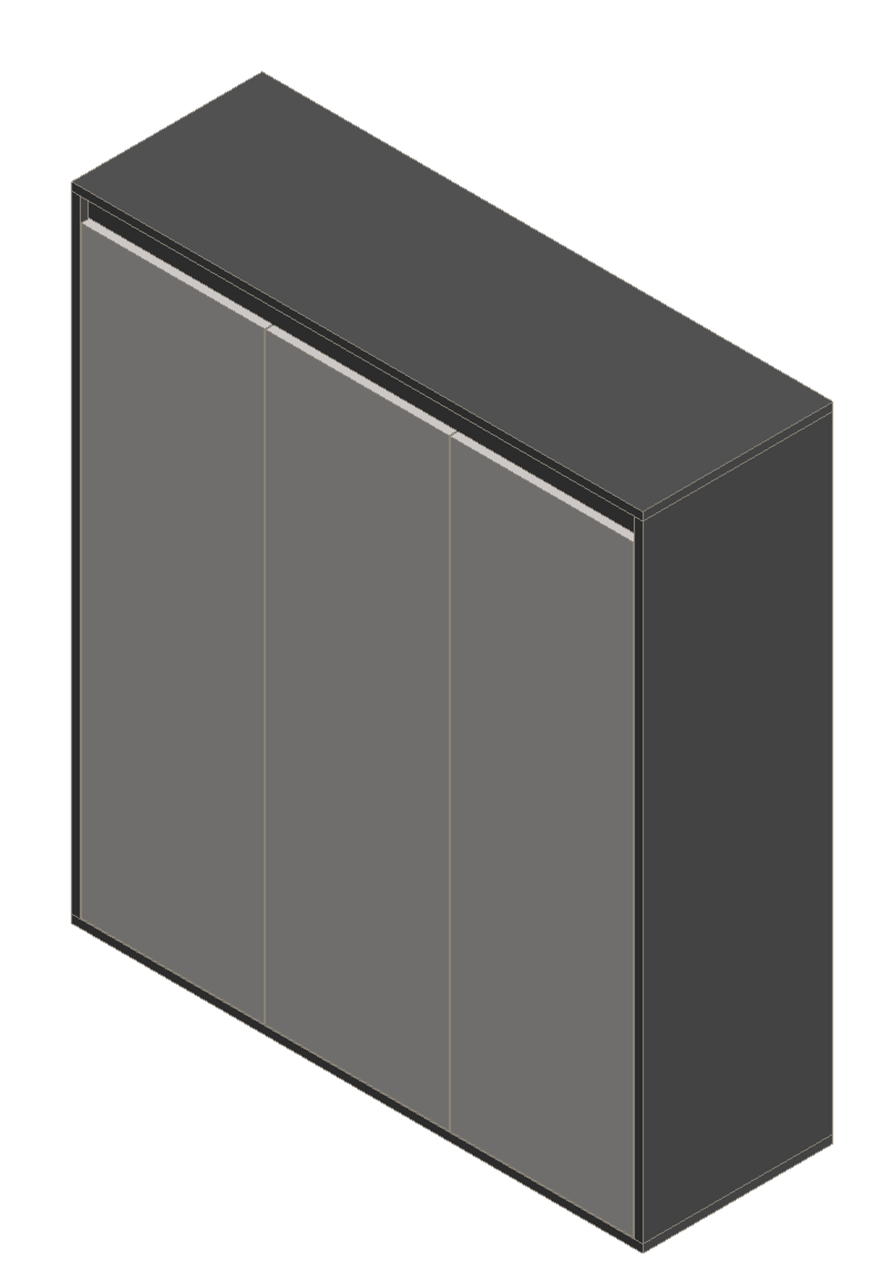 Sky Gray & Light Gray Shoe Cabinet