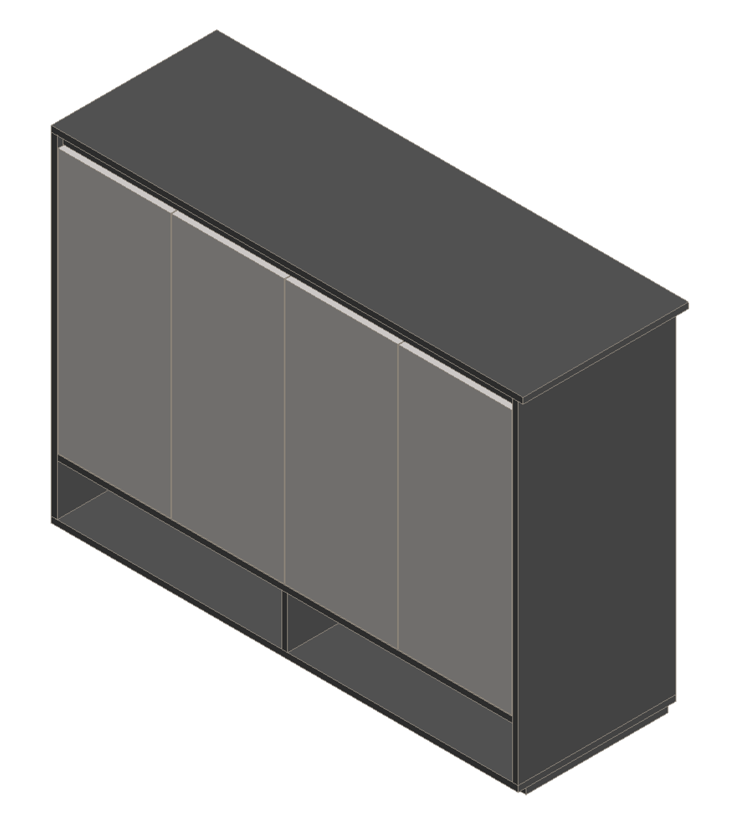 Sky Gray & Light Gray Shoe Cabinet