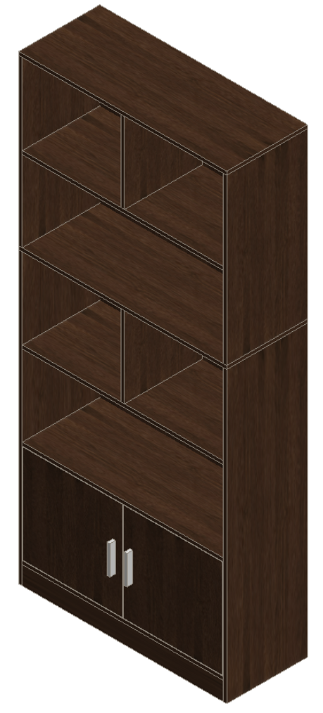 Prairie Oak Bookshelf