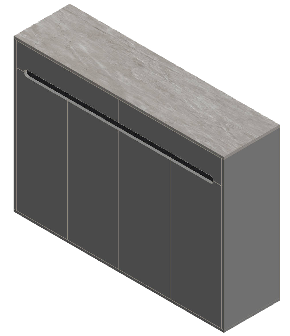 Light Gray & Black Shoe Cabinet