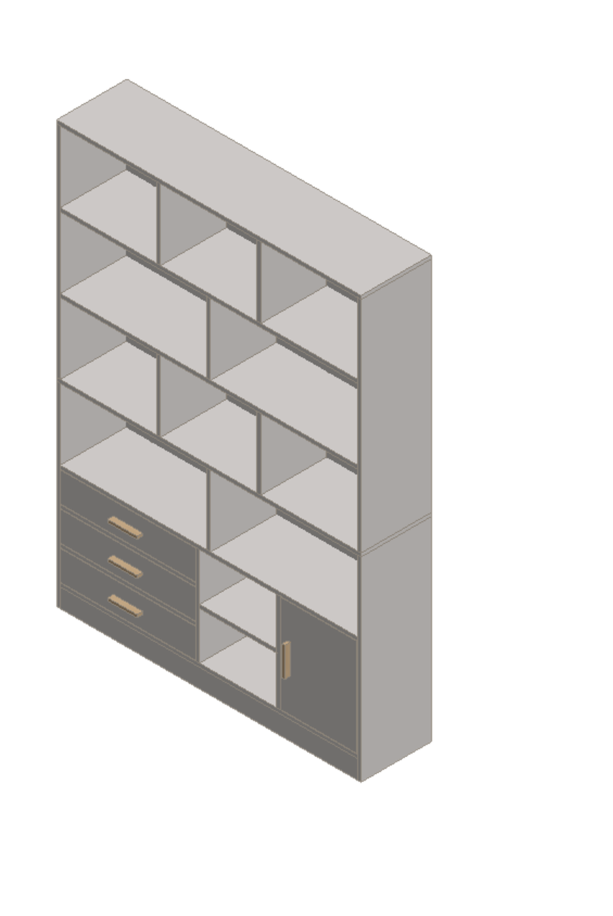 Light Gray Bookcase