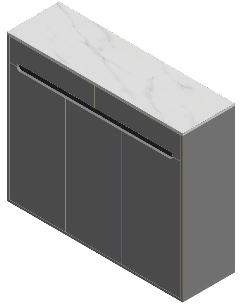 Light Gray & Black Shoe Cabinet