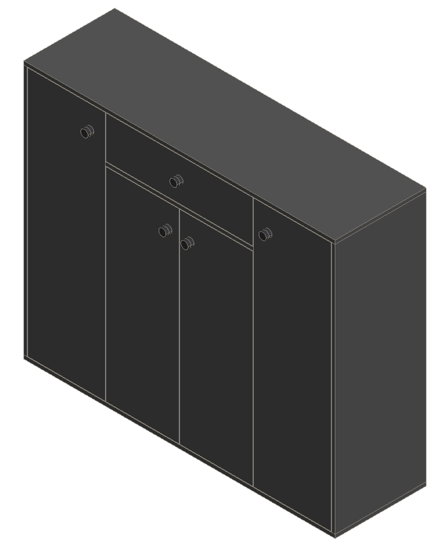 Sky Gray Shoe Cabinet
