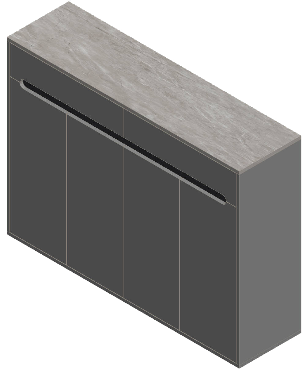 Light Gray & Black Shoe Cabinet