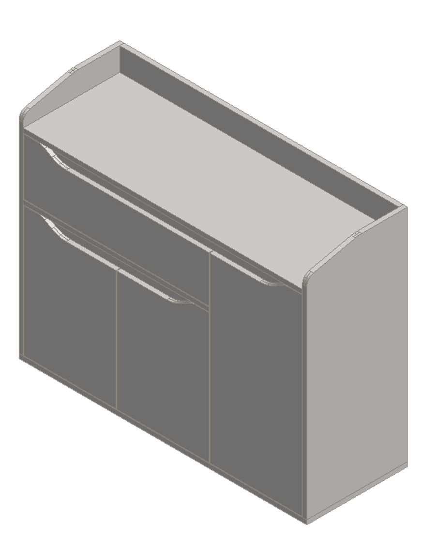 Light Gray Shoe Cabinet