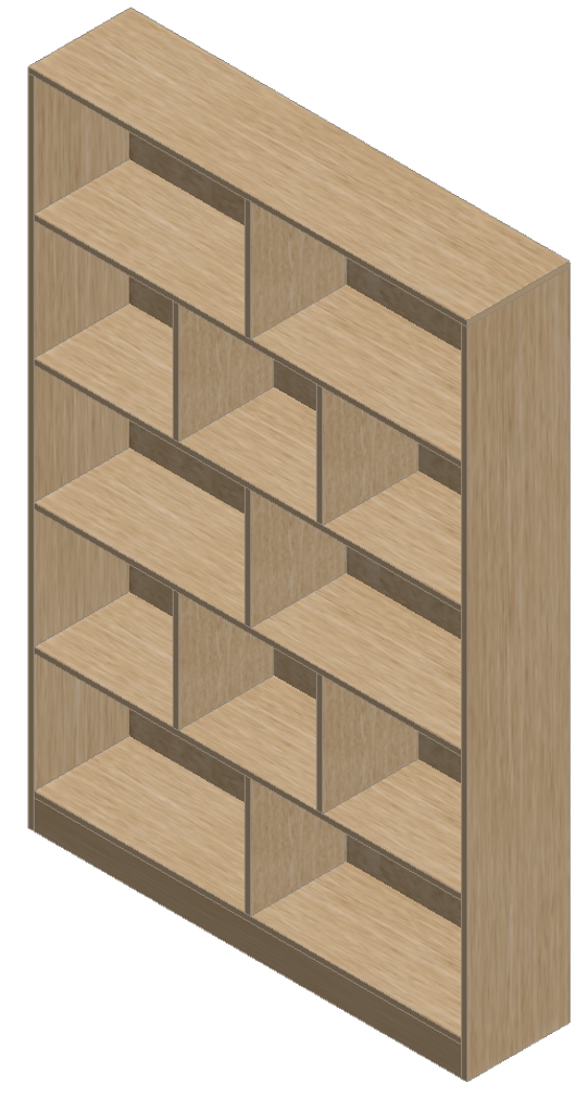 Country Oak Bookcase