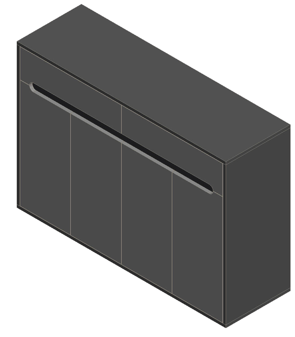 Sky Gray & Light Gray Shoe Cabinet