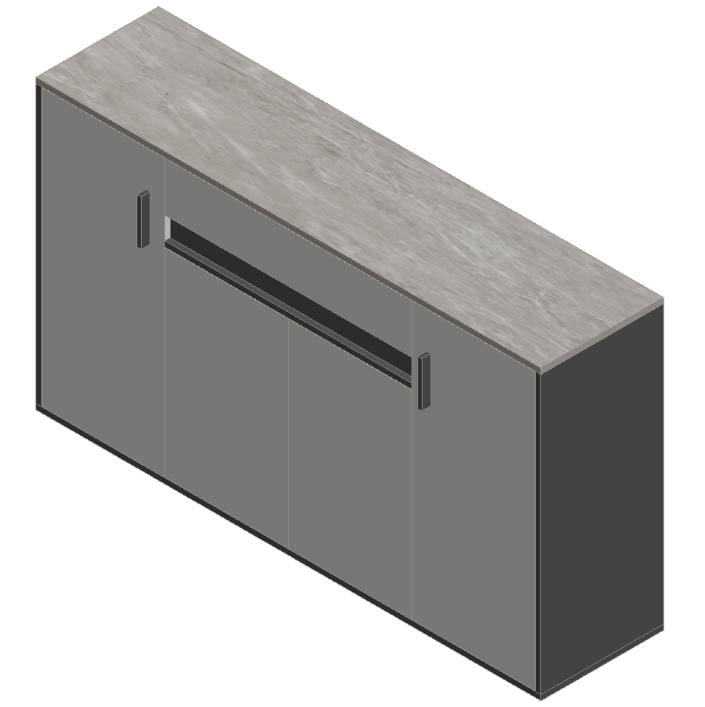 Sky Gray & Warm White Shoe Cabinet