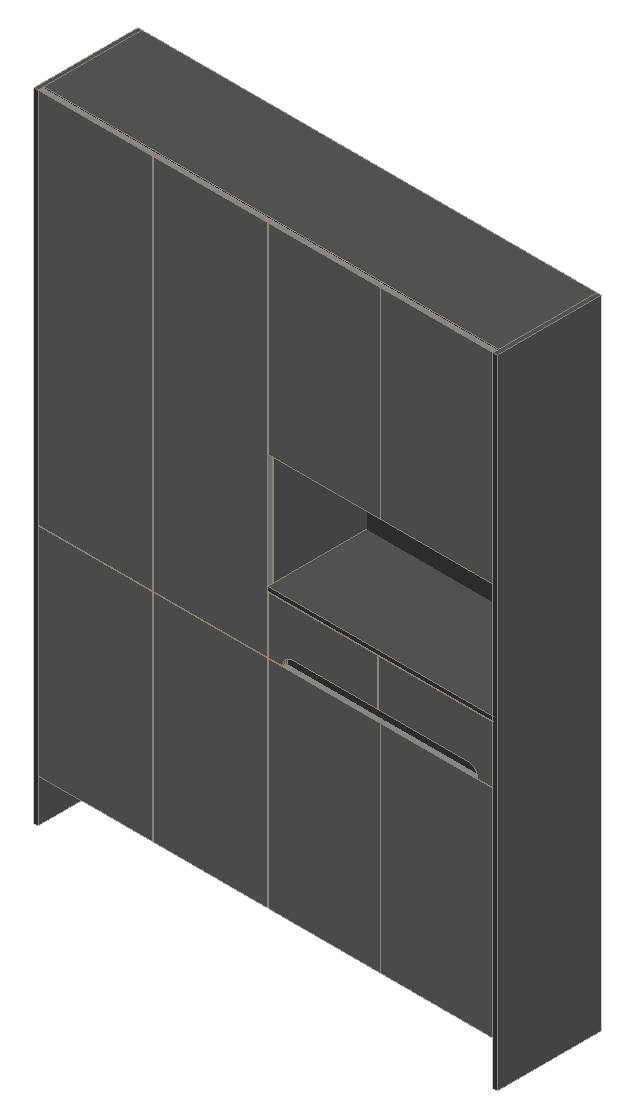 Sky Gray & Light Gray Shoe Cabinet