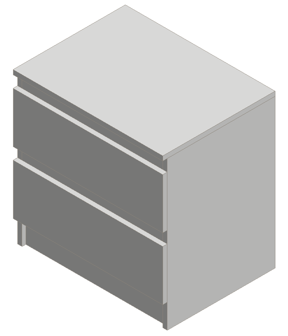 Warm White Nightstand
