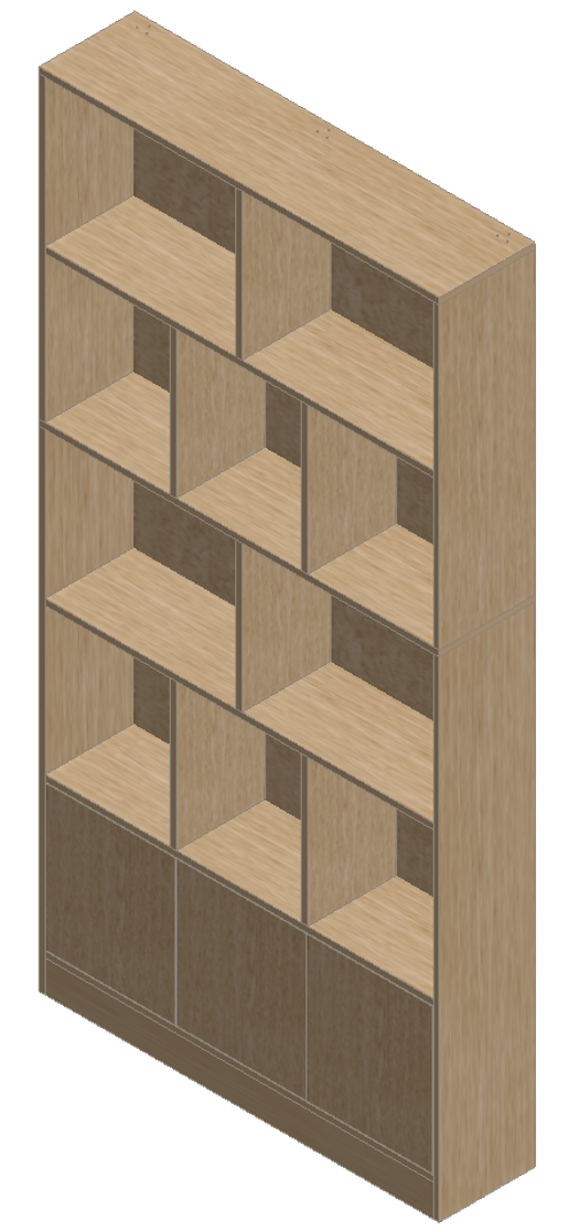Country Oak Bookcase