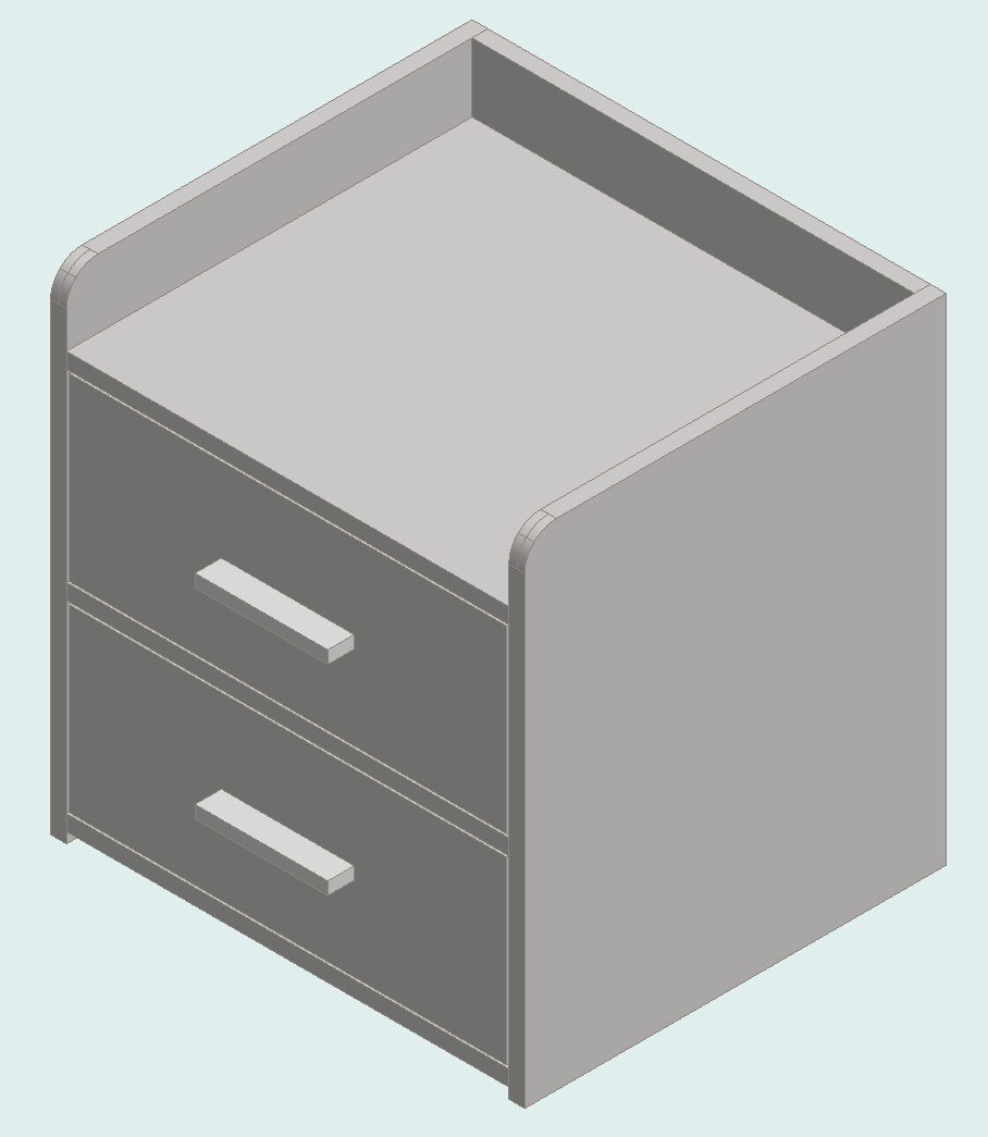 Light Gray Nightstand
