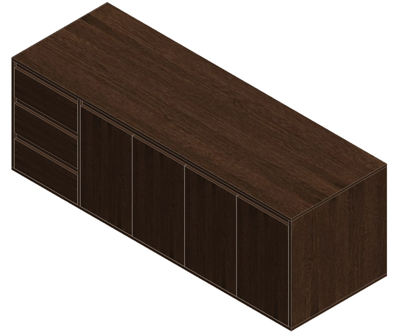 Prairie Oak Dresser