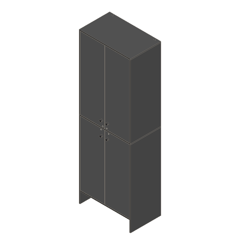 Sky Gray & Light Gray Shoe Cabinet