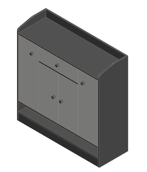 Sky Gray & Warm White Vanity