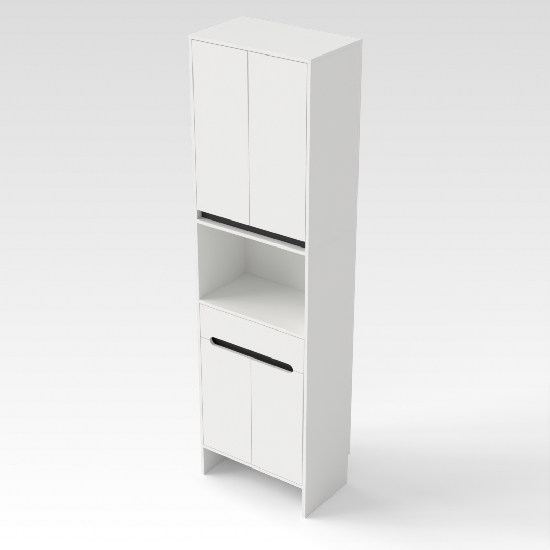 Warm White Shoe Cabinet