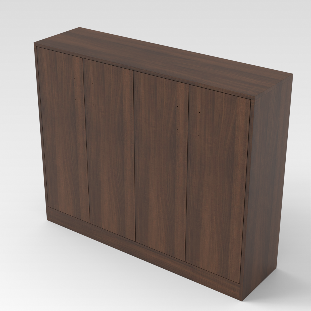 Prairie Oak Shoe Cabinet