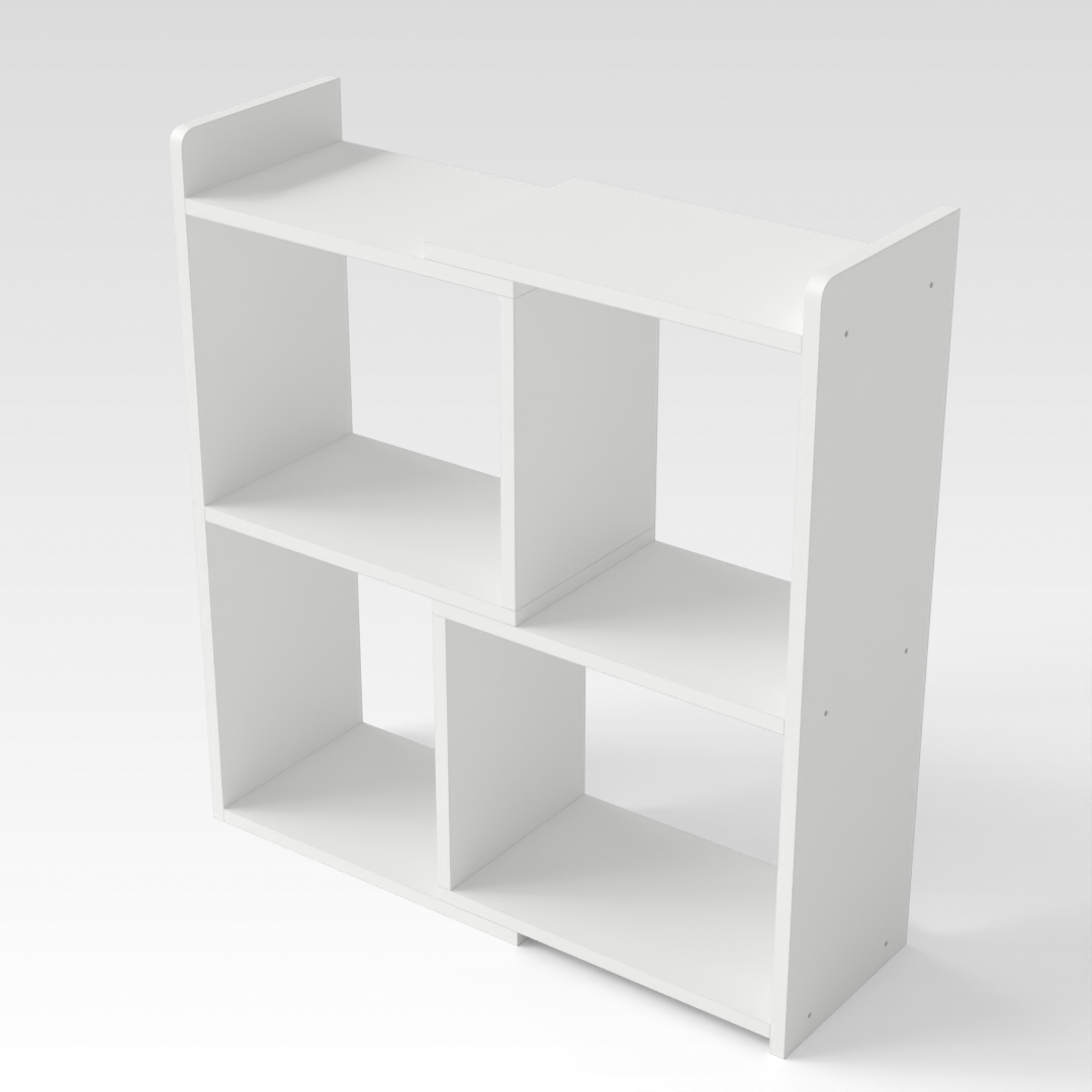 Warm White Desktop Hutch