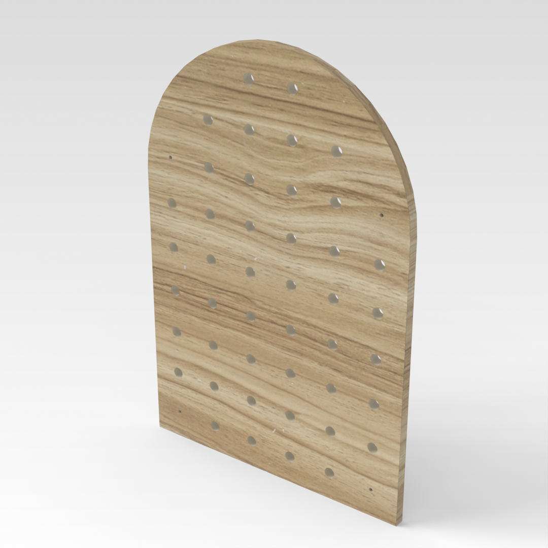 Country Oak Pegboard