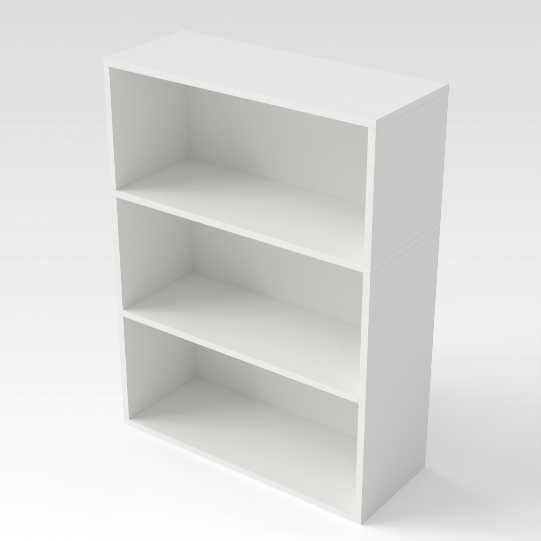 Warm White Bookcase