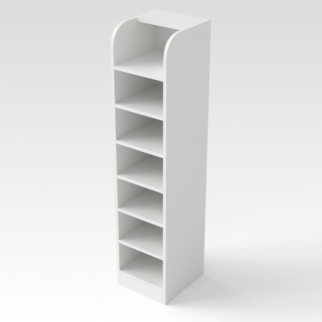 Warm White Shoe Cabinet