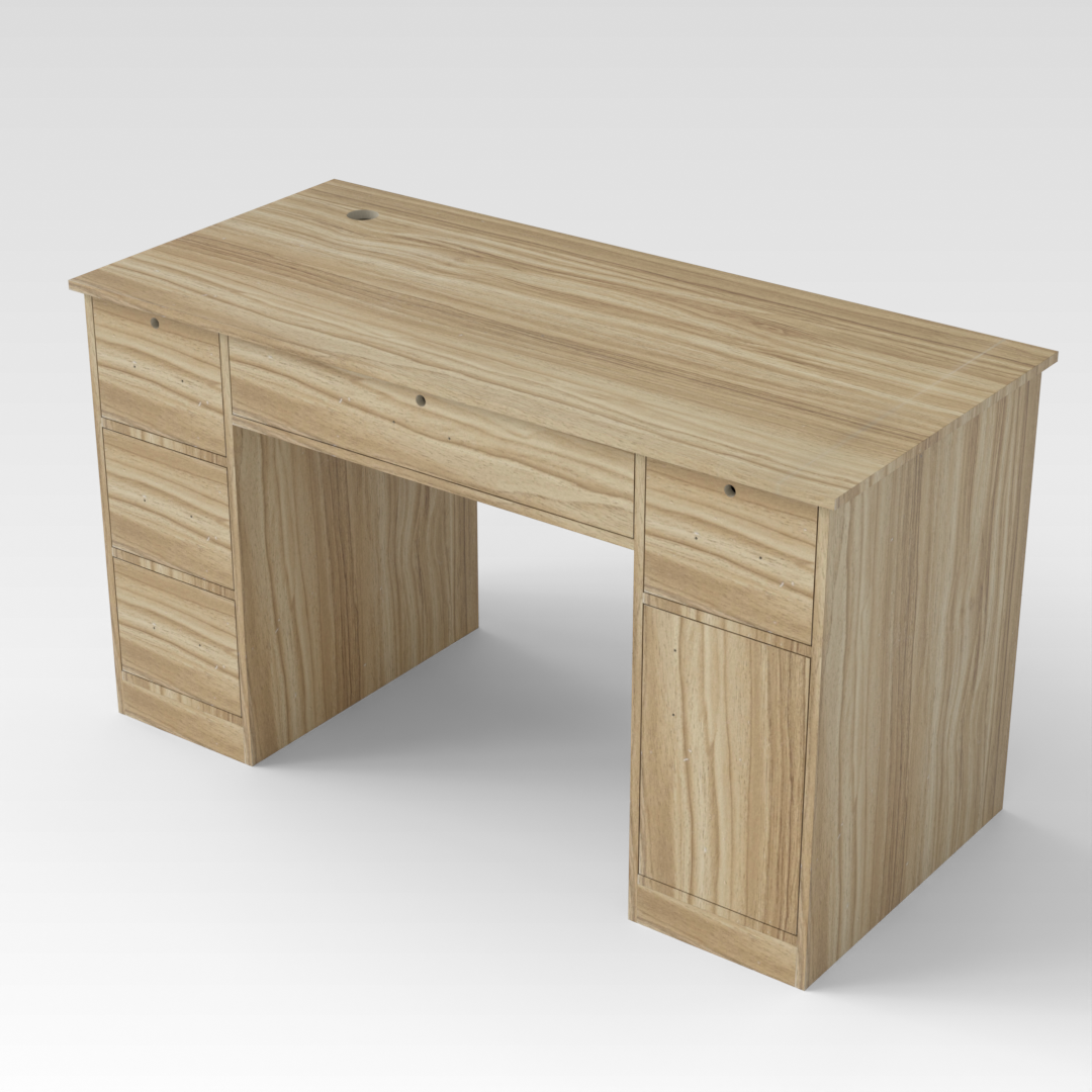 Country Oak Computer Desk